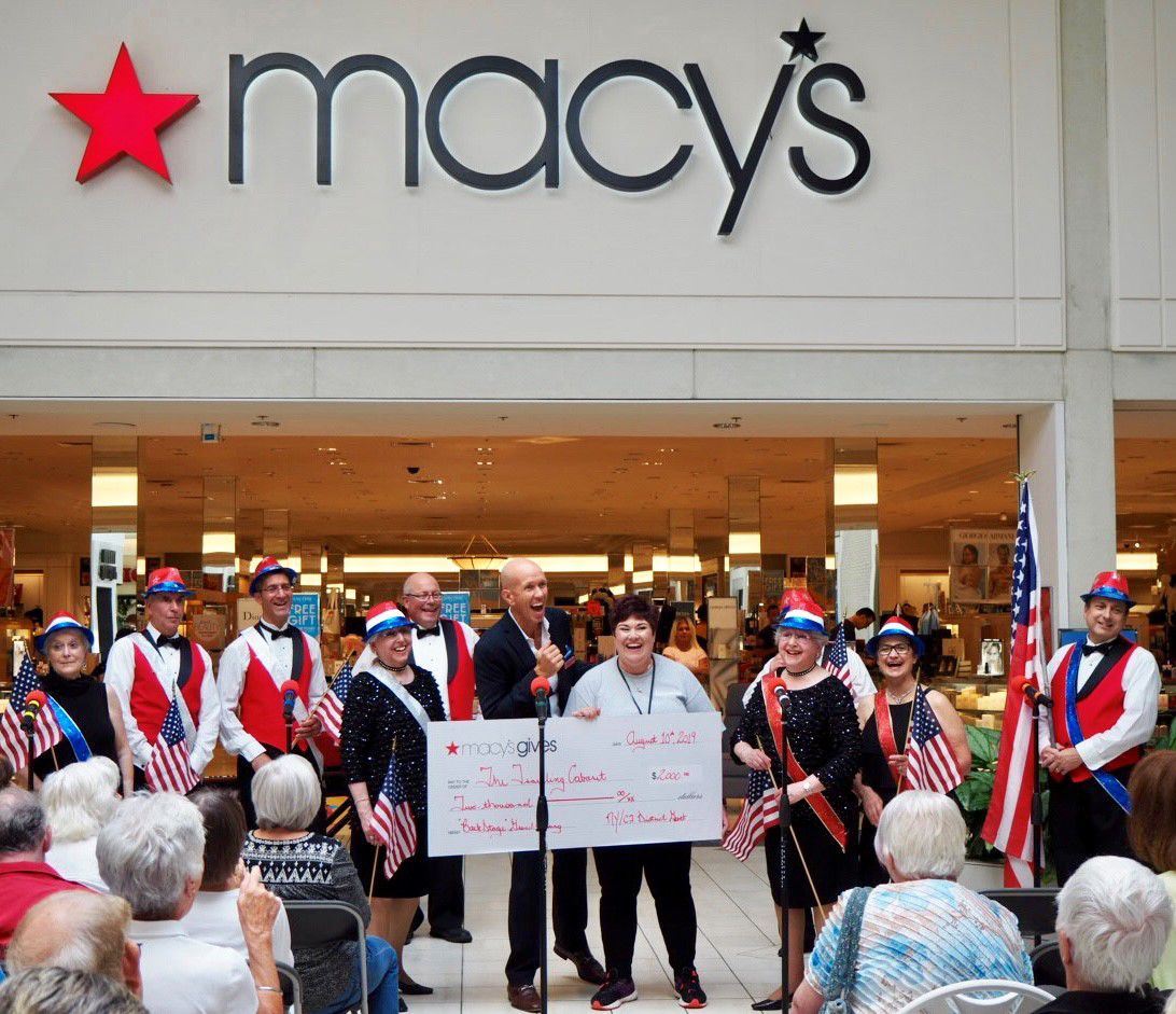 Macy’s hosted the Traveling Cabaret celebrating two Special Events on August 10th!